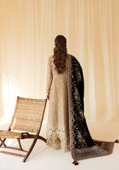 Formal Dress - Alizeh - Premium Velvet - D#1 (Zawiya) available at Saleem Fabrics Traditions