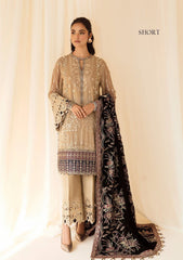 Formal Dress - Alizeh - Premium Velvet - D#1 (Zawiya) available at Saleem Fabrics Traditions