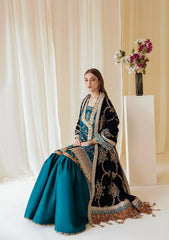 Formal Dress - Alizeh - Premium Velvet - D#2 (Dasht-E-Naz) available at Saleem Fabrics Traditions