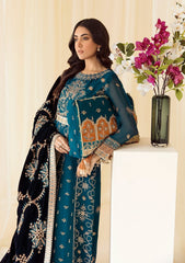 Formal Dress - Alizeh - Premium Velvet - D#2 (Dasht-E-Naz) available at Saleem Fabrics Traditions