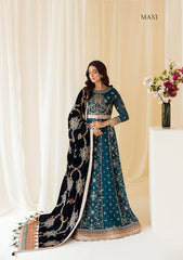 Formal Dress - Alizeh - Premium Velvet - D#2 (Dasht-E-Naz) available at Saleem Fabrics Traditions