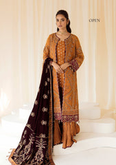 Formal Dress - Alizeh - Premium Velvet - D#3 (Zar Begum) available at Saleem Fabrics Traditions
