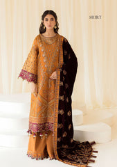 Formal Dress - Alizeh - Premium Velvet - D#3 (Zar Begum) available at Saleem Fabrics Traditions