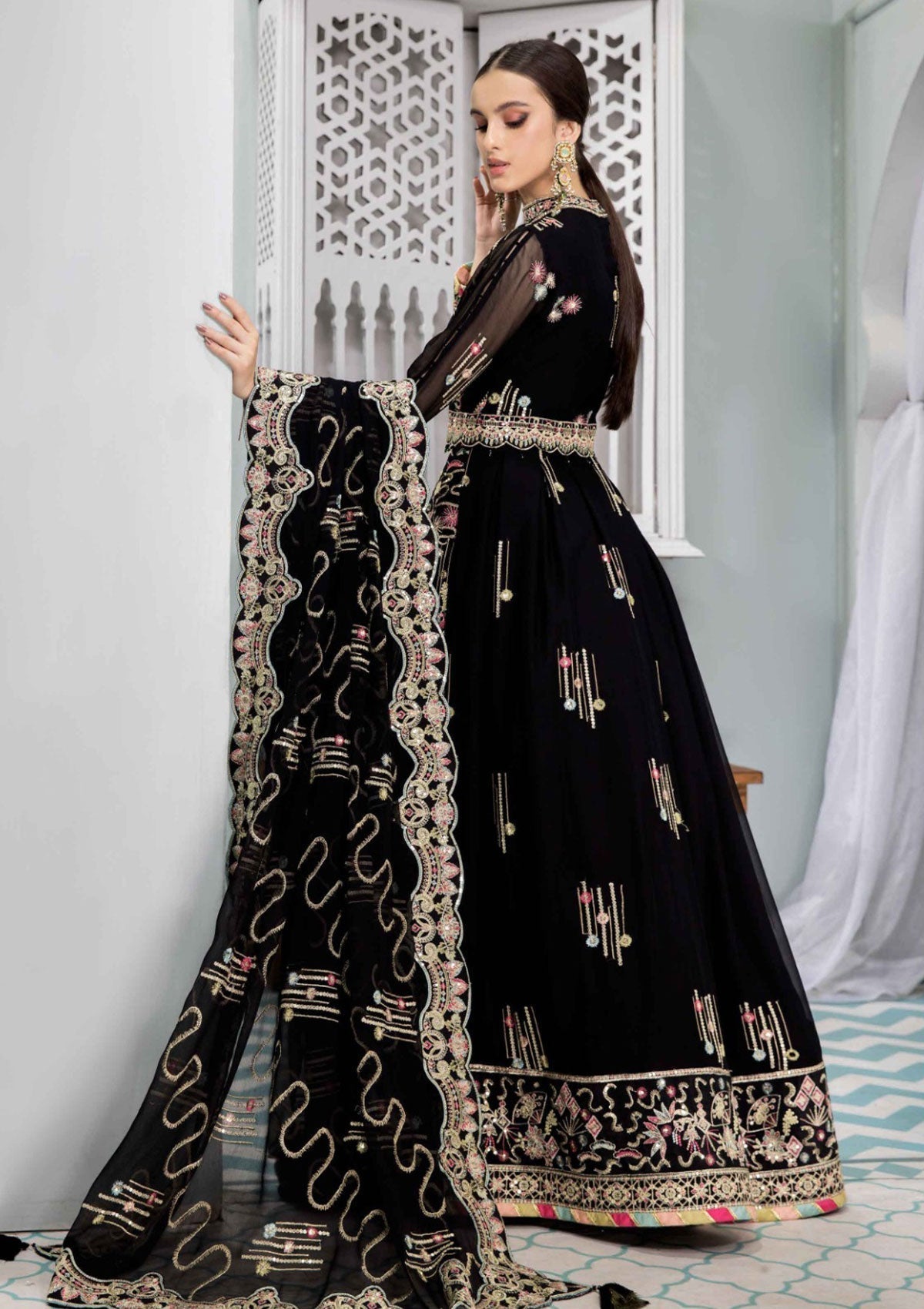 Formal Dress - Alizeh - Vasl e Meeras V12 - Azha- D#7 available at Saleem Fabrics Traditions