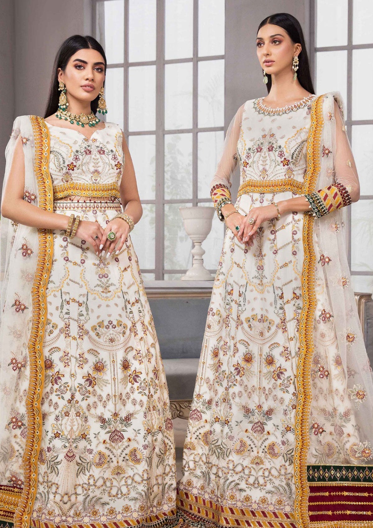 Formal Dress - Alizeh - Vasl e Meeras V12 - Sawera - D#4 available at Saleem Fabrics Traditions