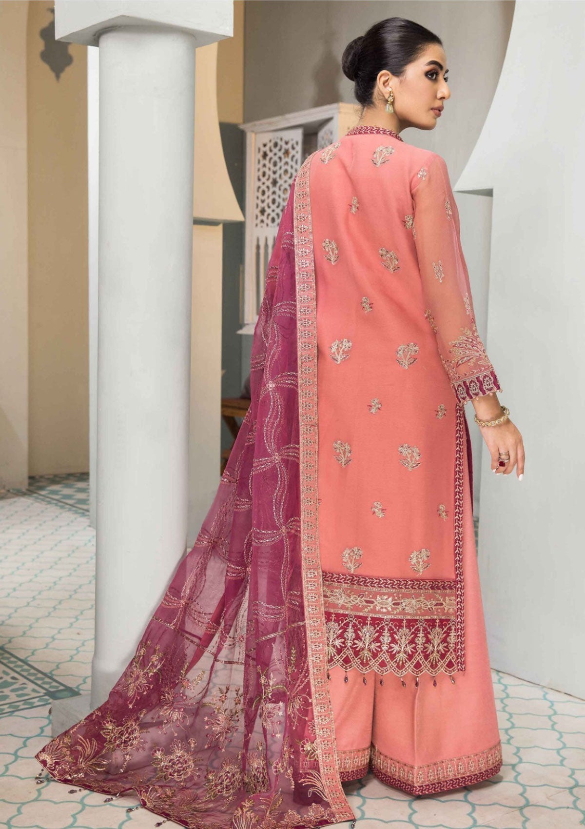 Formal Dress - Alizeh - Vasl e Meeras V12 - Zeina - D#11 available at Saleem Fabrics Traditions