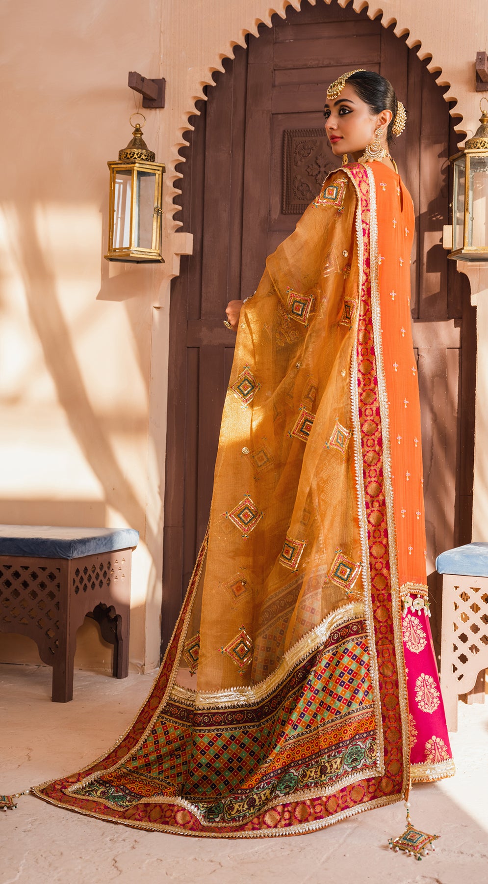 Formal Dress - Anaya - Kamair Rokni - Dhanak - FARHEEN - D#07 available at Saleem Fabrics Traditions