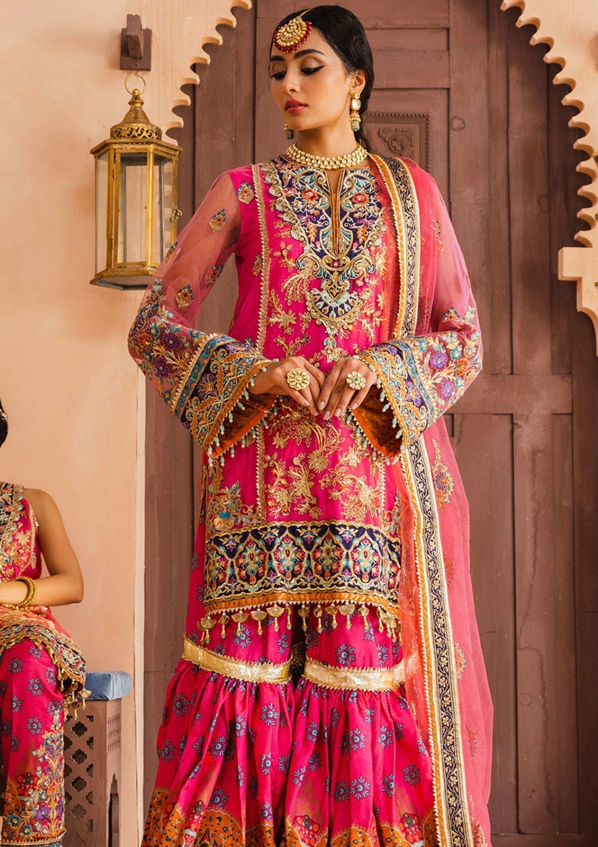 Formal Dress - Anaya - Kamair Rokni - Dhanak - JAHANARA - D#02 available at Saleem Fabrics Traditions