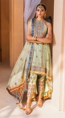 Formal Dress - Anaya - Kamair Rokni - Dhanak - MAHAM - D#08 available at Saleem Fabrics Traditions