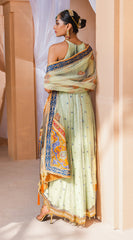Formal Dress - Anaya - Kamair Rokni - Dhanak - MAHAM - D#08 available at Saleem Fabrics Traditions