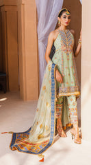 Formal Dress - Anaya - Kamair Rokni - Dhanak - MAHAM - D#08 available at Saleem Fabrics Traditions