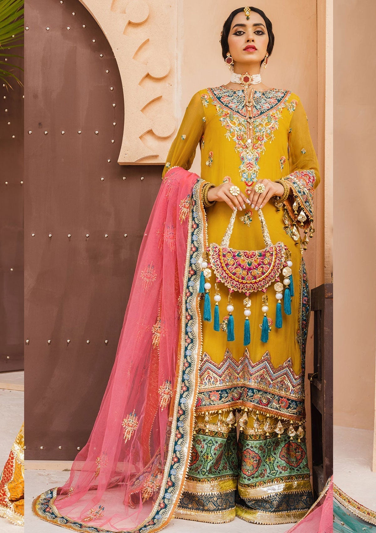 Formal Dress - Anaya - Kamair Rokni - Dhanak - SEHAR - D#06 available at Saleem Fabrics Traditions