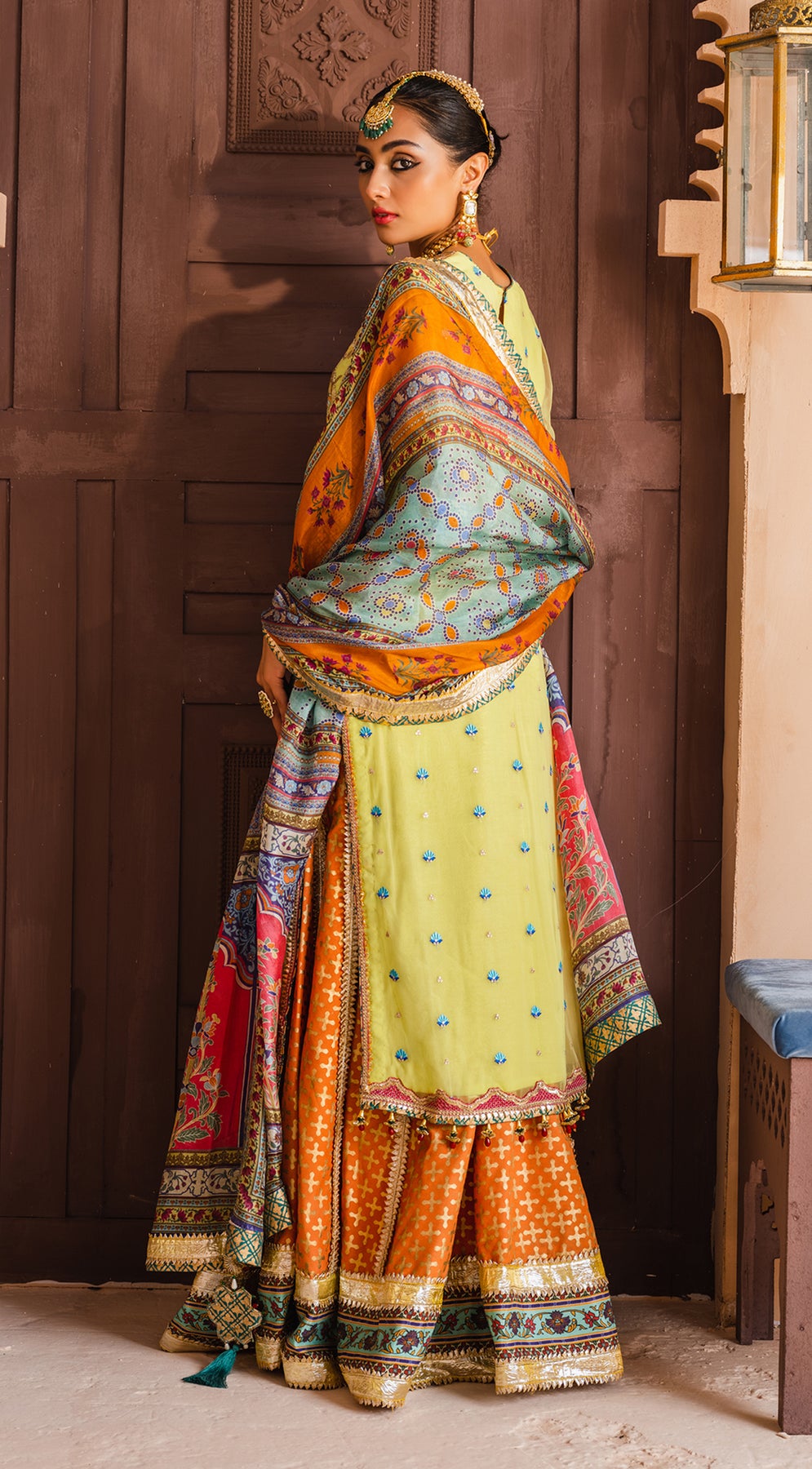 Formal Dress - Anaya - Kamair Rokni - Dhanak - SHAZMEEN D#05 available at Saleem Fabrics Traditions