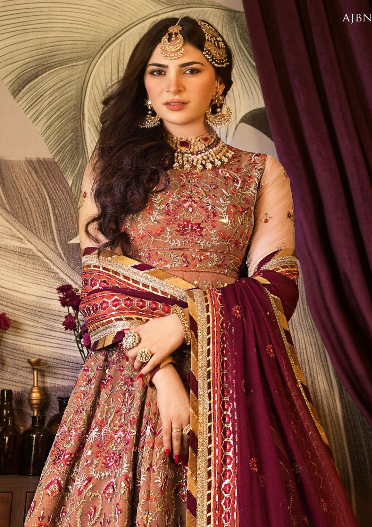 Formal Dress - Asim Jofa - Baad e Naubahar - AJBN#12 available at Saleem Fabrics Traditions