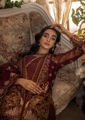 Formal Dress - Awwal - Nikhaar - AWN#04 (CORAL) available at Saleem Fabrics Traditions