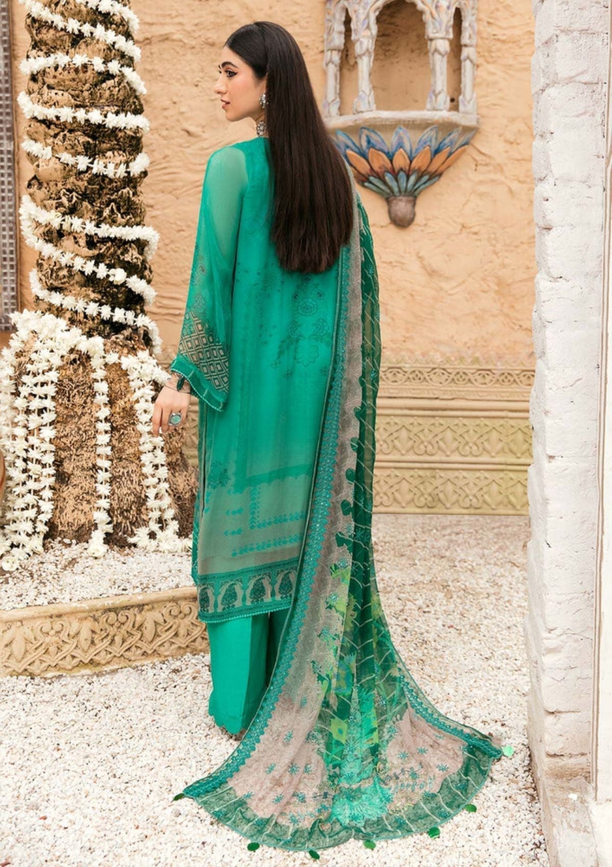 Formal Dress - Charizma - Vasl - Chiffon - V02 - VSL#13 available at Saleem Fabrics Traditions