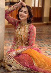 Formal Dress - Crimson - Wedding - CRW#4 available at Saleem Fabrics Traditions