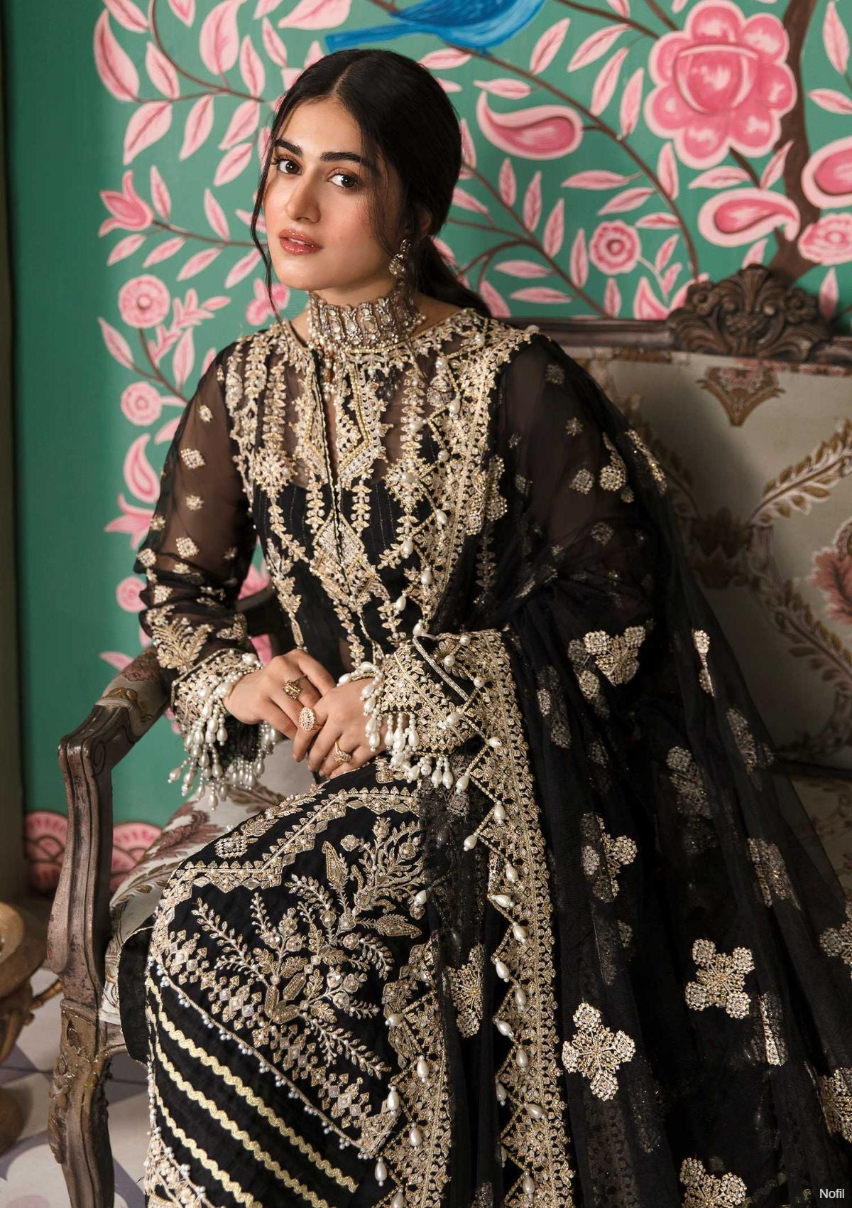 Formal Dress - Eleshia - Zarin - KABEERA available at Saleem Fabrics Traditions