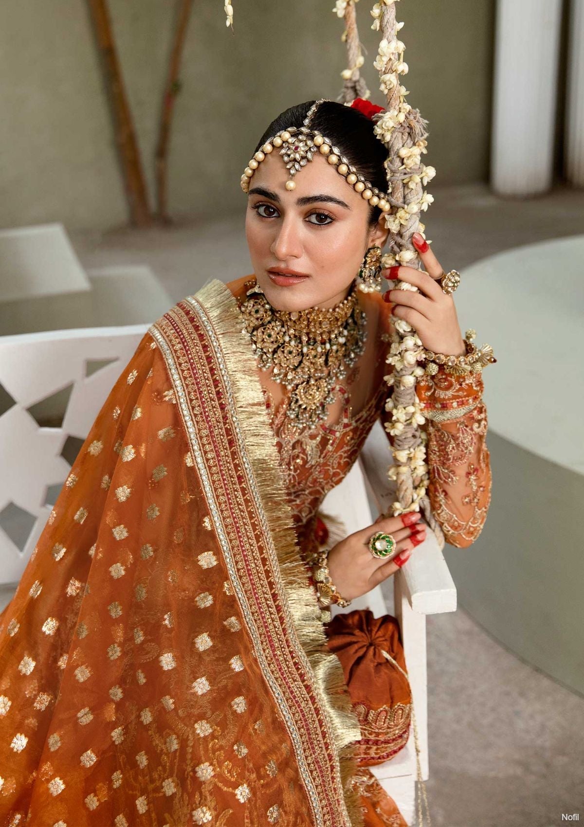 Formal Dress - Eleshia - Zarin - KHWAHER available at Saleem Fabrics Traditions