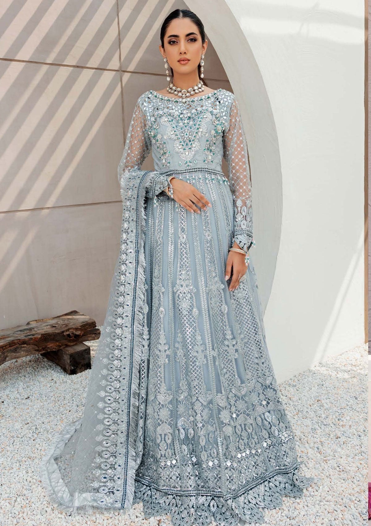 Formal Dress - Emaan Adeel - Belle Robe - BL#505 available at Saleem Fabrics Traditions