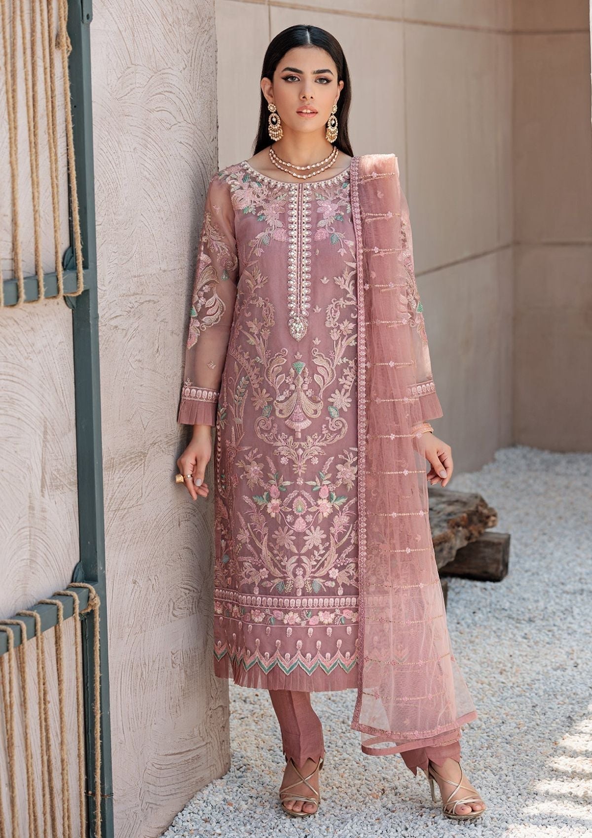 Formal Dress - Emaan Adeel - Nafasat - NF#08 available at Saleem Fabrics Traditions