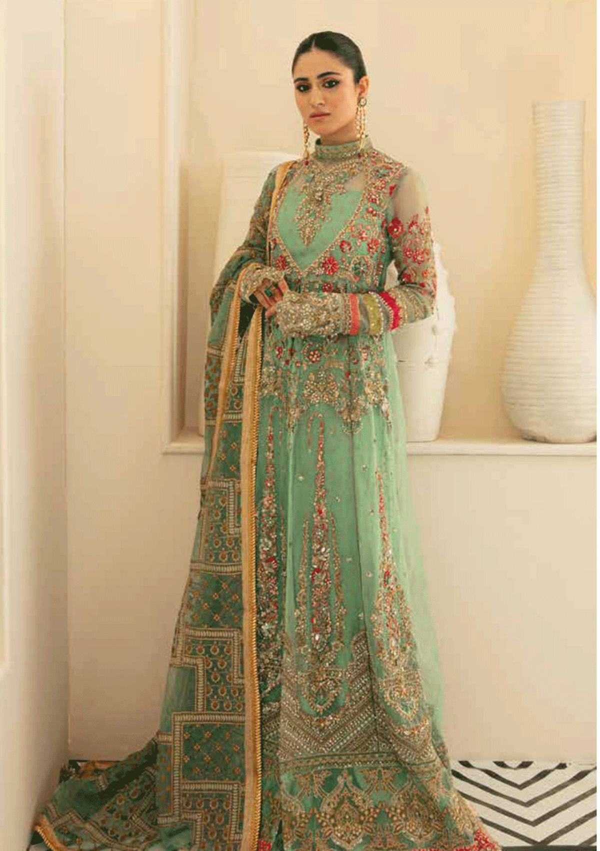 Formal Dress - Ezra - Wedding - EZR#4 - Meerub available at Saleem Fabrics Traditions