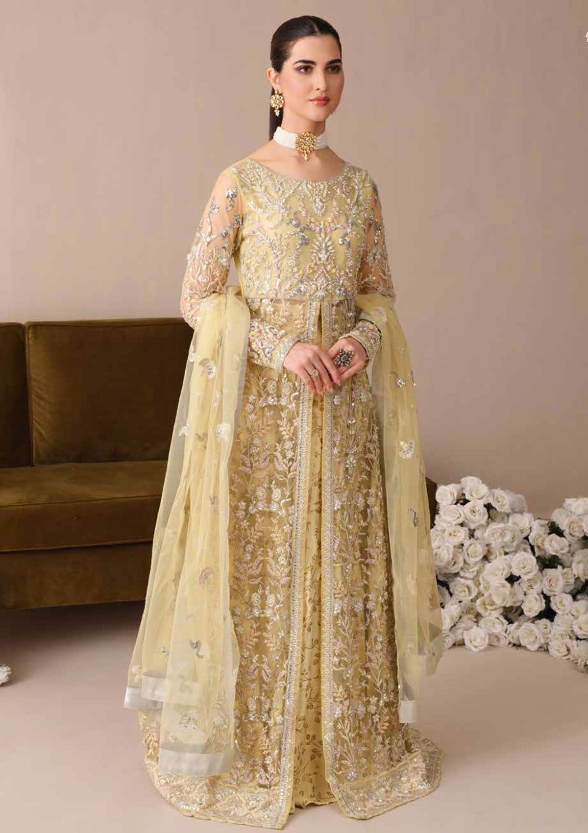 Formal Dress - Freesia - Noor Jahan - Amar - FFG#15 available at Saleem Fabrics Traditions