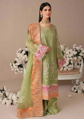 Formal Dress - Freesia - Noor Jahan - Pista - FFD#91 available at Saleem Fabrics Traditions