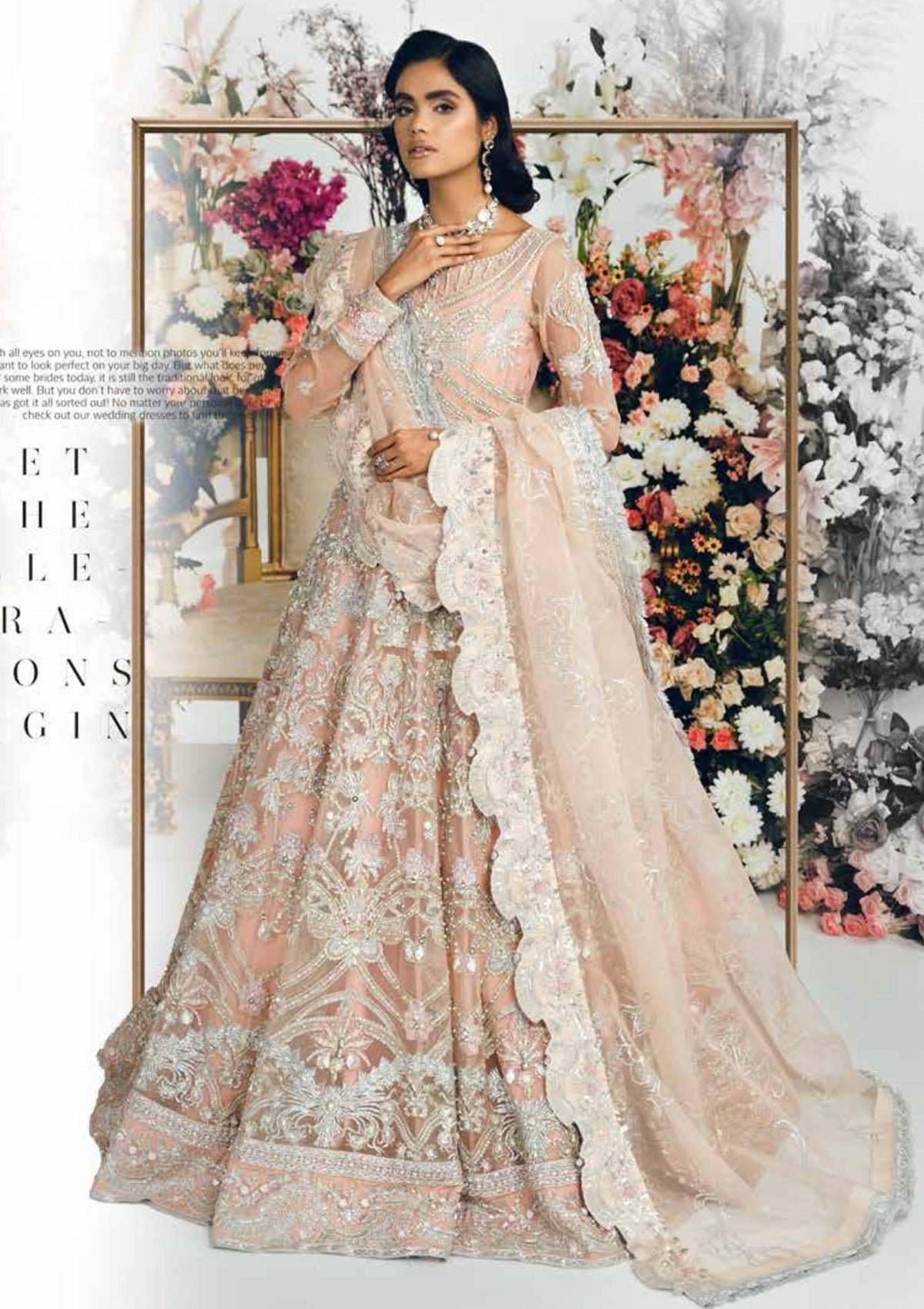 Formal Dress - Freesia - Tresor - Bridal - MBM#0036 (MILICA) available at Saleem Fabrics Traditions