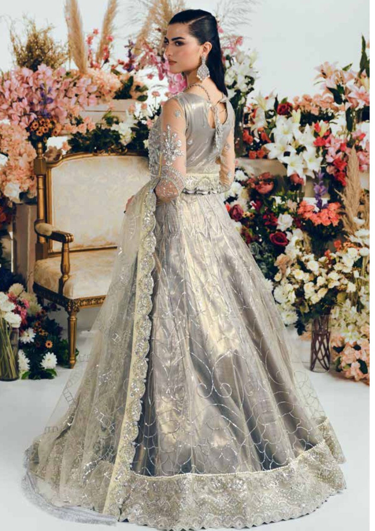 Formal Dress - Freesia - Tresor - Bridal - MBM#0038 (LATE SUMMER) available at Saleem Fabrics Traditions