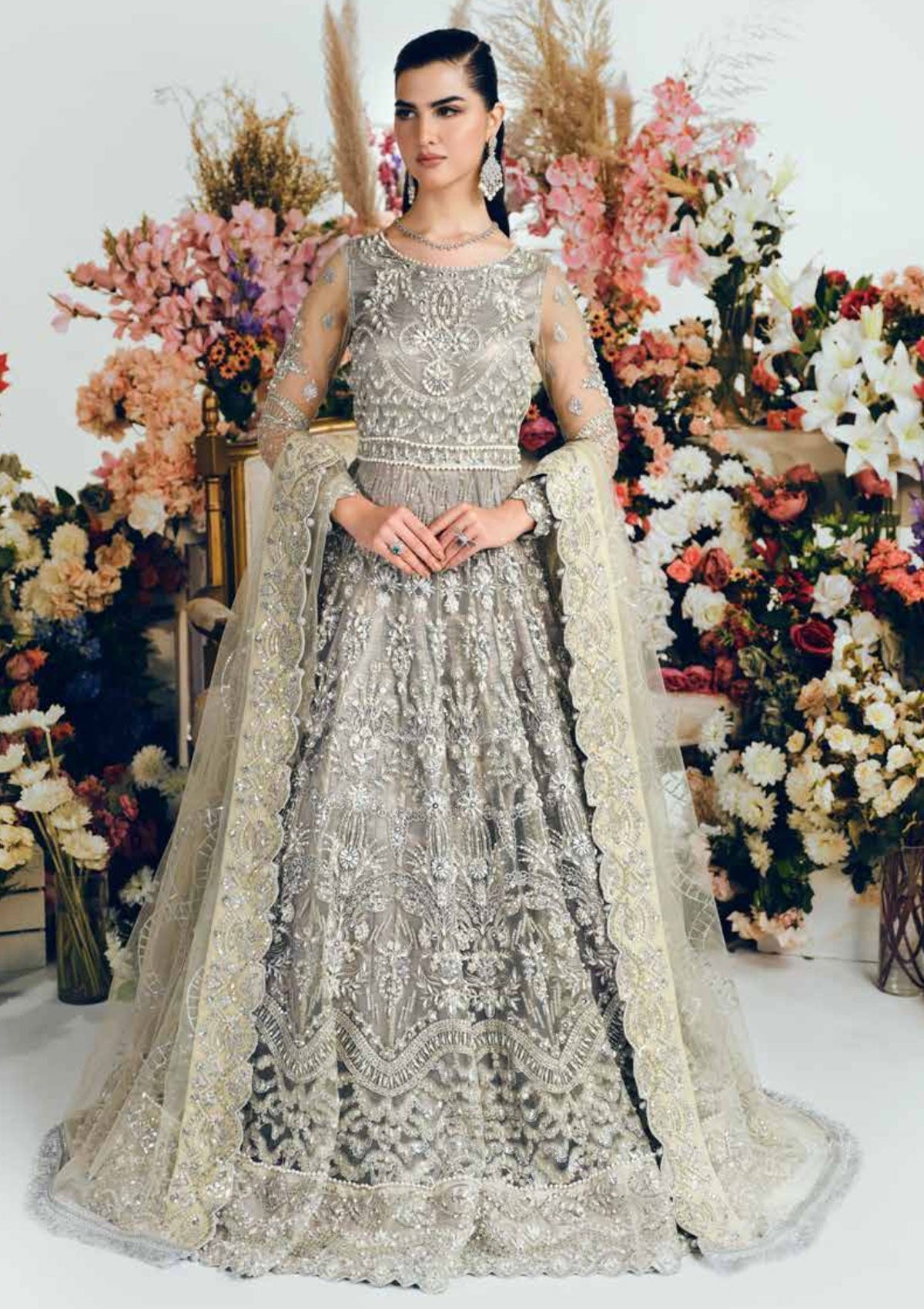 Formal Dress - Freesia - Tresor - Bridal - MBM#0038 (LATE SUMMER) available at Saleem Fabrics Traditions