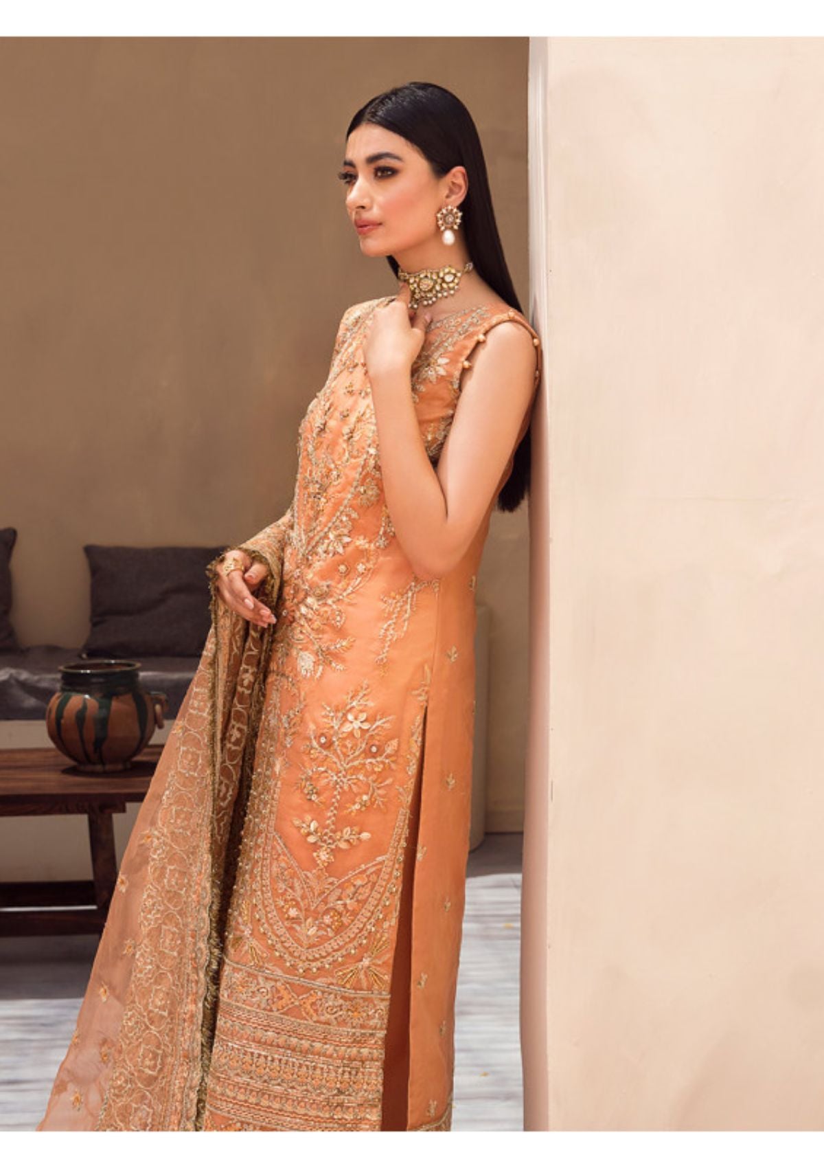 Formal Dress - Gulaal - Eid - Luxury - Unstitched - Sehar - EU#7 available at Saleem Fabrics Traditions