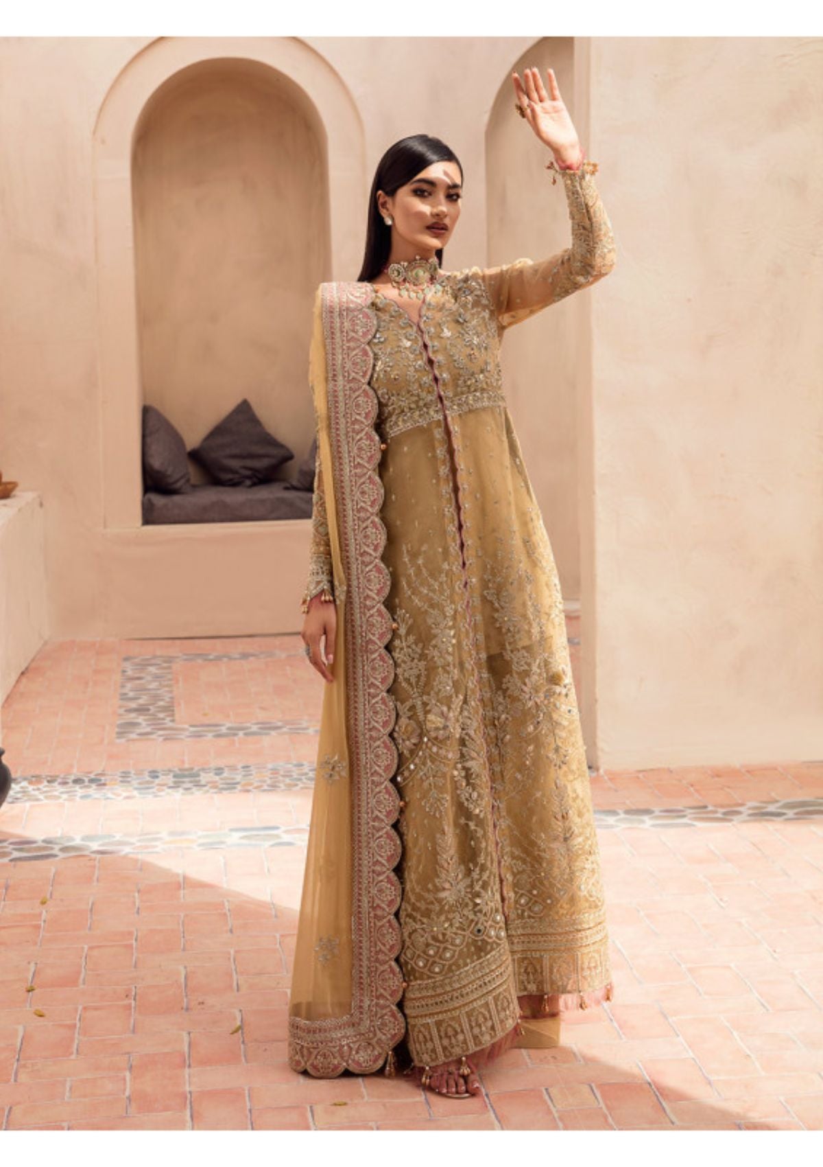 Formal Dress - Gulaal - Eid - Luxury - Unstitched - Zohra - EU#3 available at Saleem Fabrics Traditions