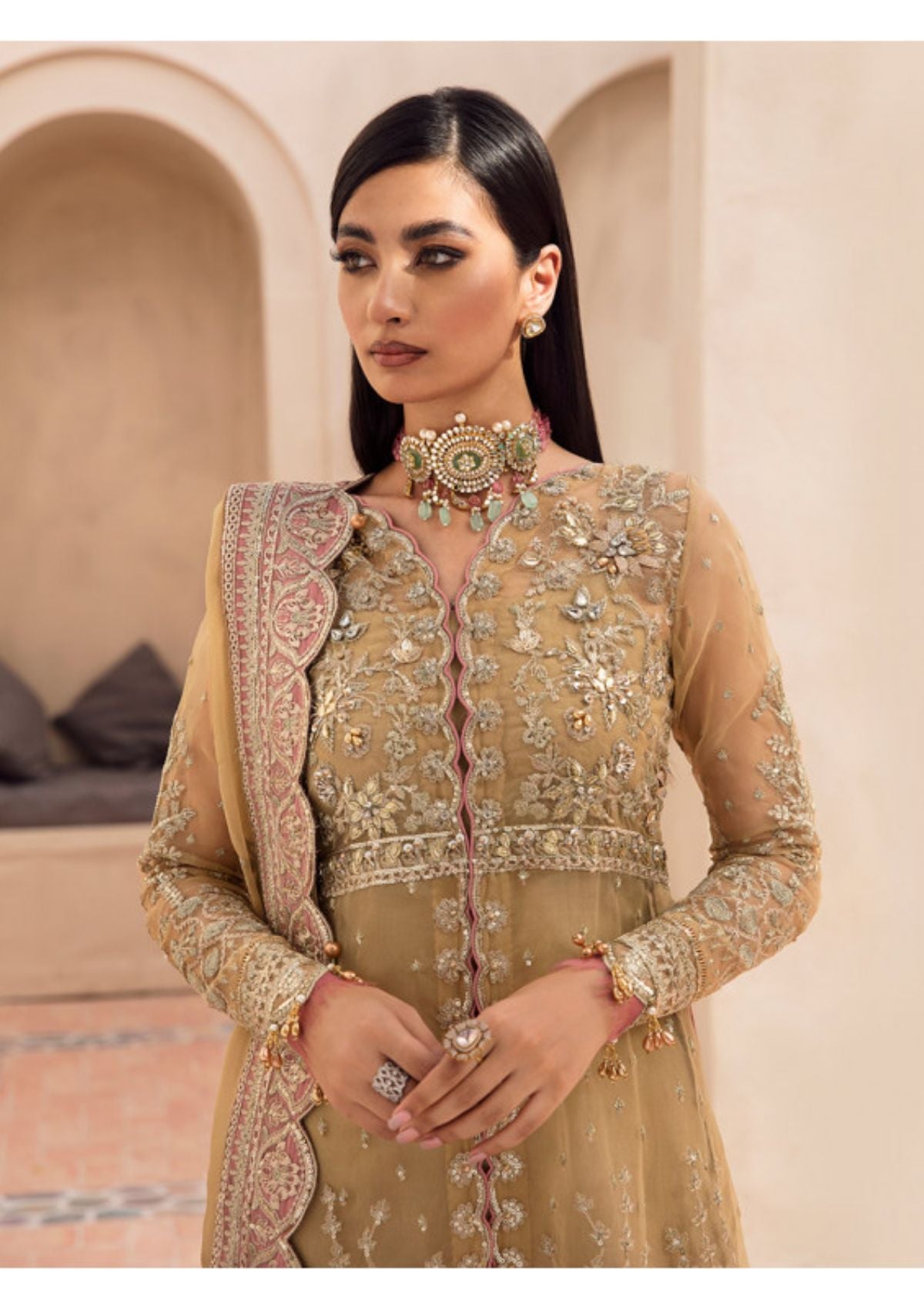 Formal Dress - Gulaal - Eid - Luxury - Unstitched - Zohra - EU#3 available at Saleem Fabrics Traditions