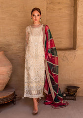 Formal Dress - Gulaal - Embroidered - Chiffon - Hazal - GEC#8 available at Saleem Fabrics Traditions