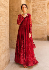 Formal Dress - Gulaal - Embroidered - Chiffon - Zaariya - GEC#1 available at Saleem Fabrics Traditions