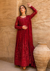 Formal Dress - Gulaal - Embroidered - Chiffon - Zaariya - GEC#1 available at Saleem Fabrics Traditions
