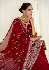 Formal Dress - Hada - Ahdia - D#02 (Mehmar) available at Saleem Fabrics Traditions