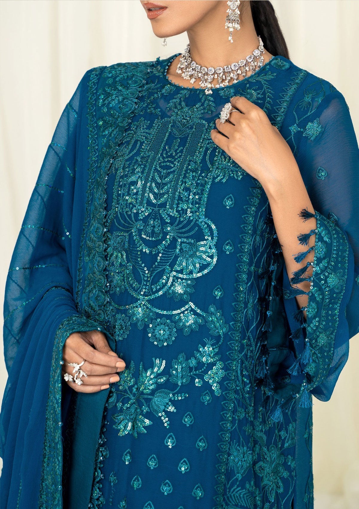 Formal Dress - Hada - Ahdia - D#03 (Mirha) available at Saleem Fabrics Traditions