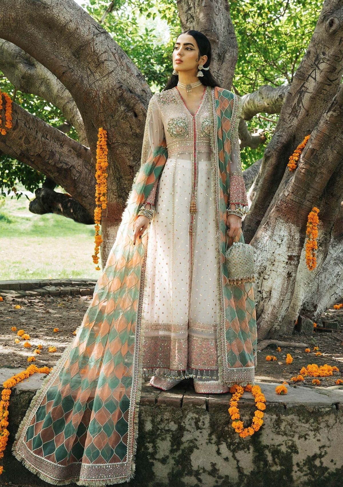 Formal Dress - Hussain Rehar - Paar - Diya available at Saleem Fabrics Traditions