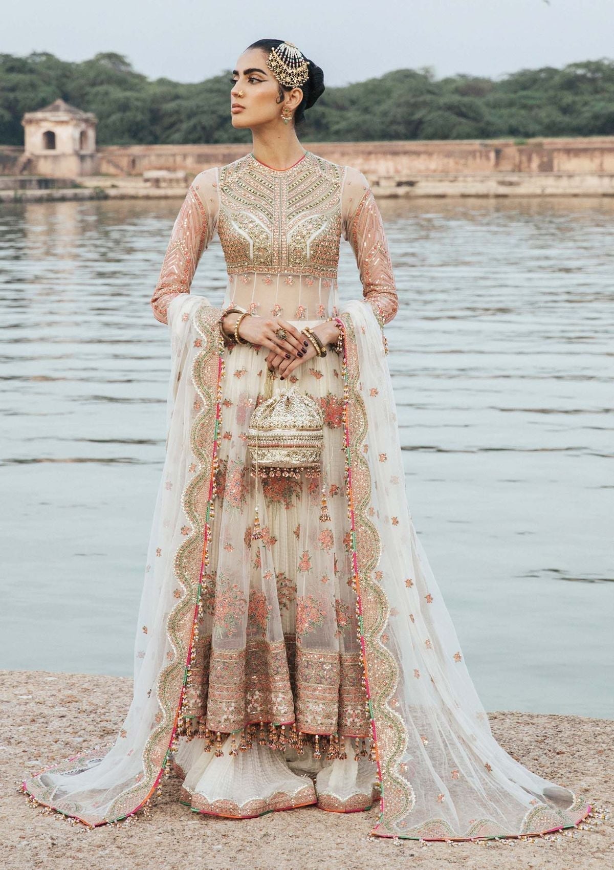 Formal Dress - Hussain Rehar - Paar - Raya available at Saleem Fabrics Traditions