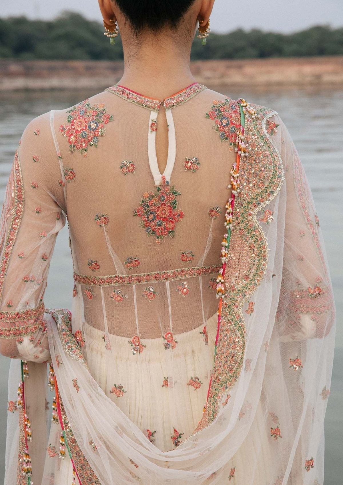 Formal Dress - Hussain Rehar - Paar - Raya available at Saleem Fabrics Traditions