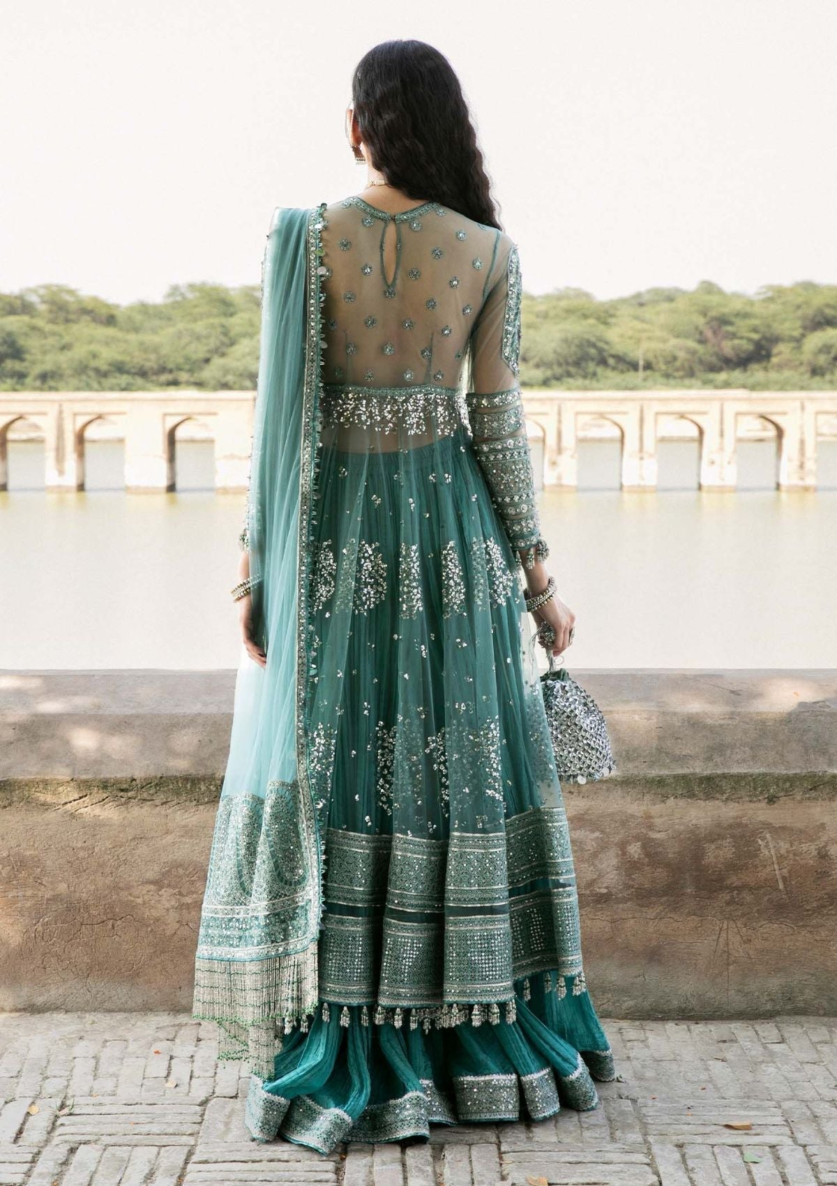 Formal Dress - Hussain Rehar - Paar - Safeena available at Saleem Fabrics Traditions