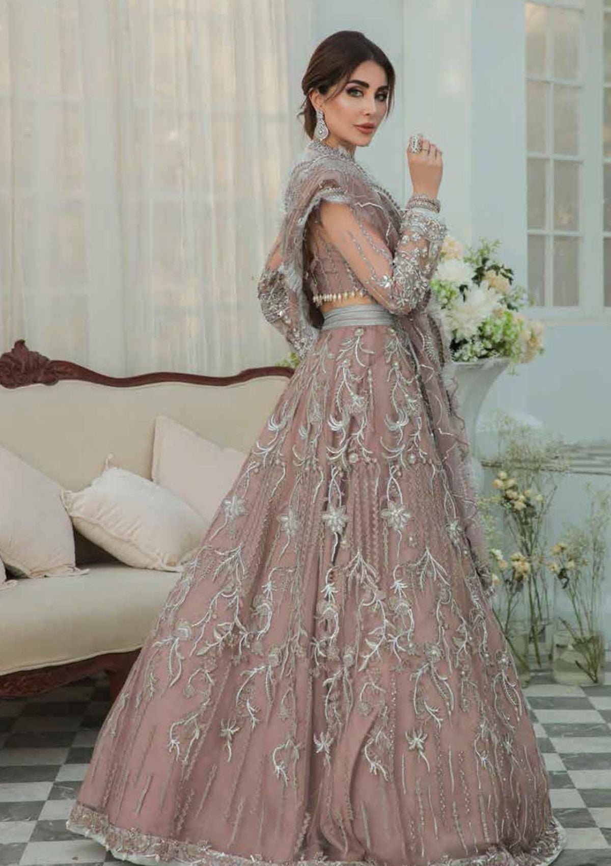 Formal Dress - Inayat - Luxury Wedding - Elil - D#6 available at Saleem Fabrics Traditions