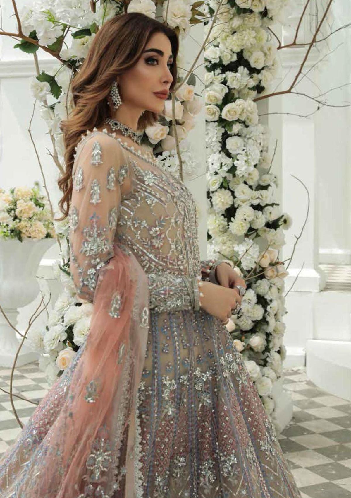 Formal Dress - Inayat - Luxury Wedding - Fleur - D#2 available at Saleem Fabrics Traditions