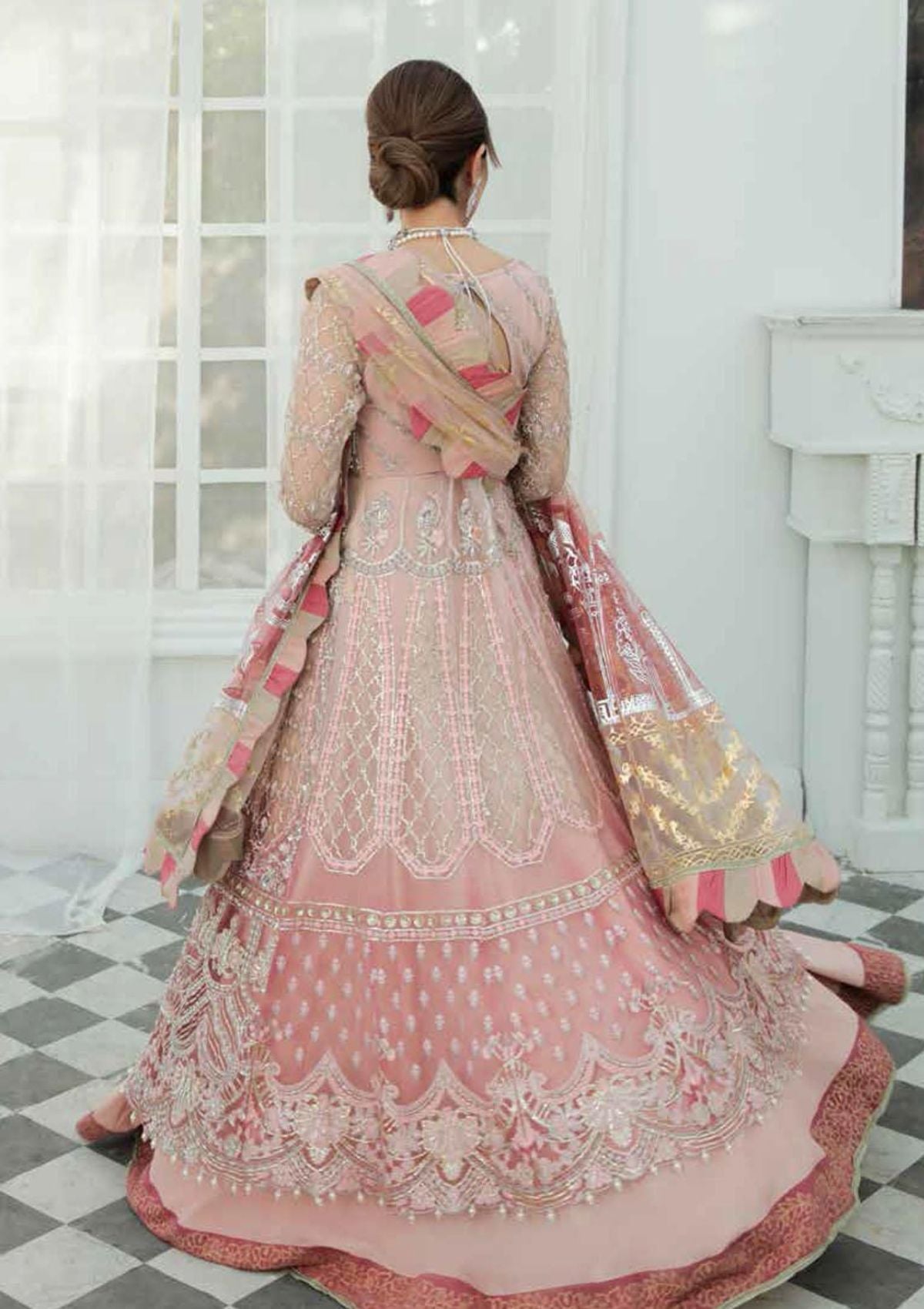 Formal Dress - Inayat - Luxury Wedding - Zaina - D#4 available at Saleem Fabrics Traditions