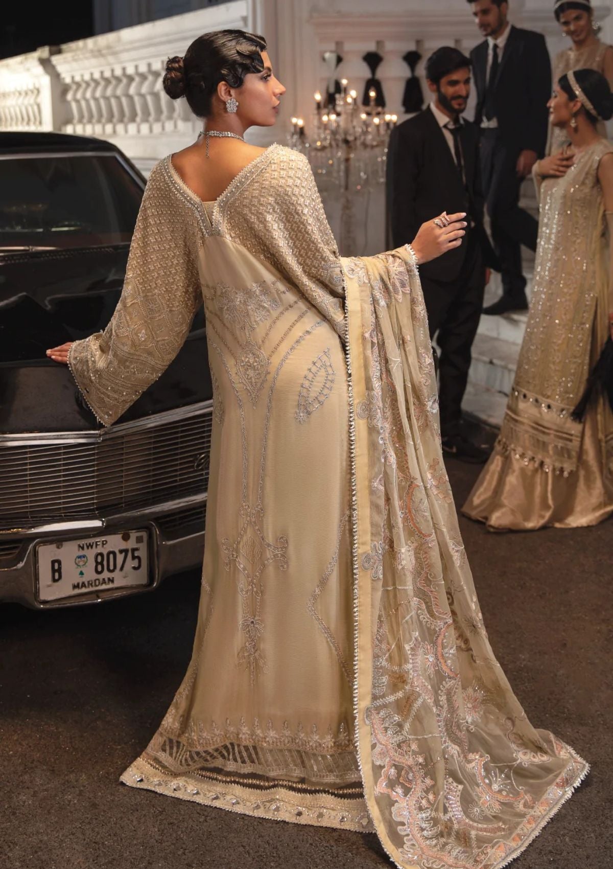 Formal Dress - Iznik - La Royale - Agnes - IRC#4 available at Saleem Fabrics Traditions