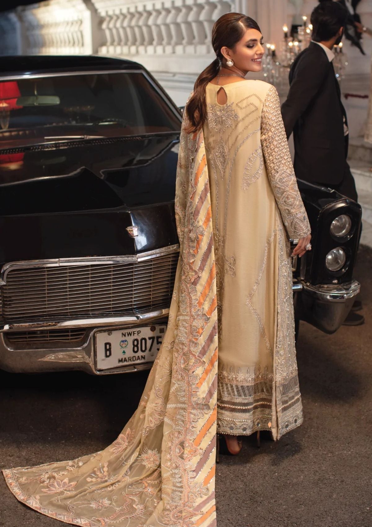 Formal Dress - Iznik - La Royale - Agnes - IRC#4 available at Saleem Fabrics Traditions