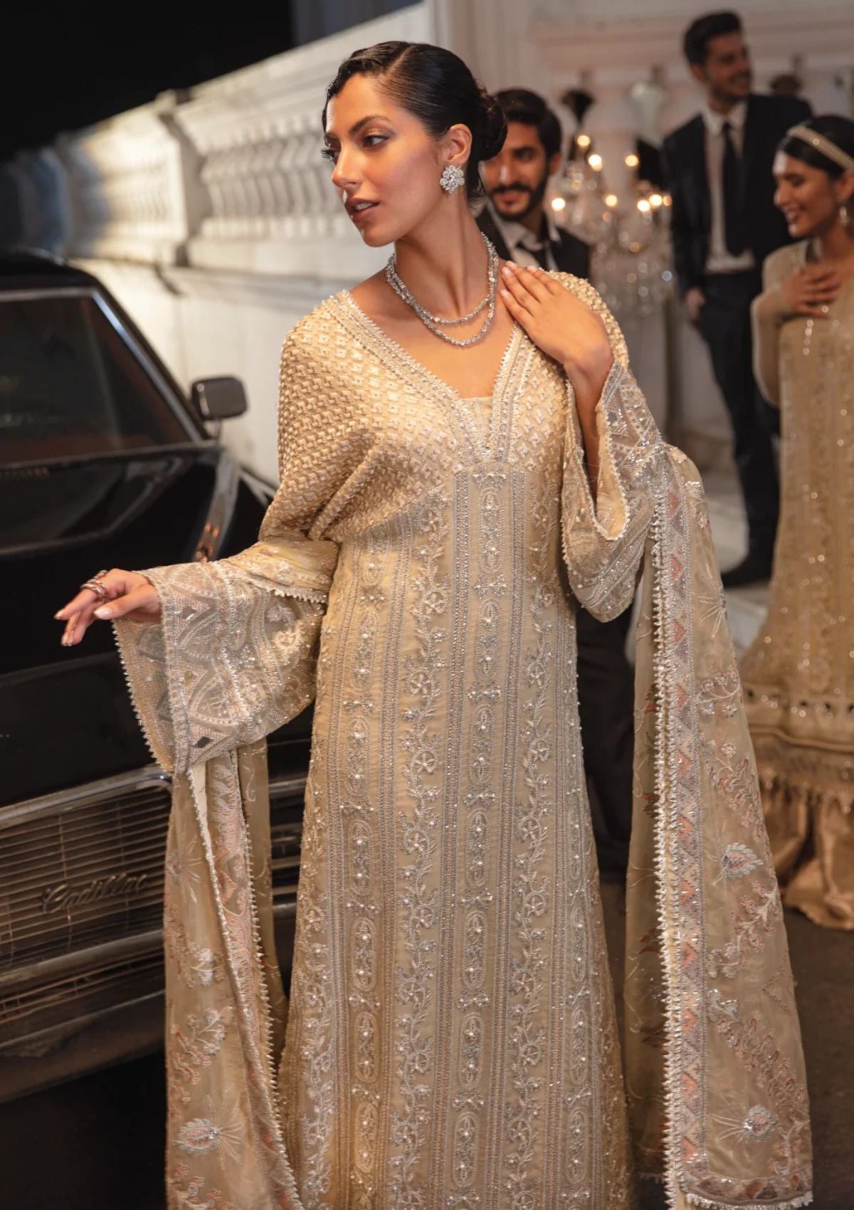 Formal Dress - Iznik - La Royale - Agnes - IRC#4 available at Saleem Fabrics Traditions