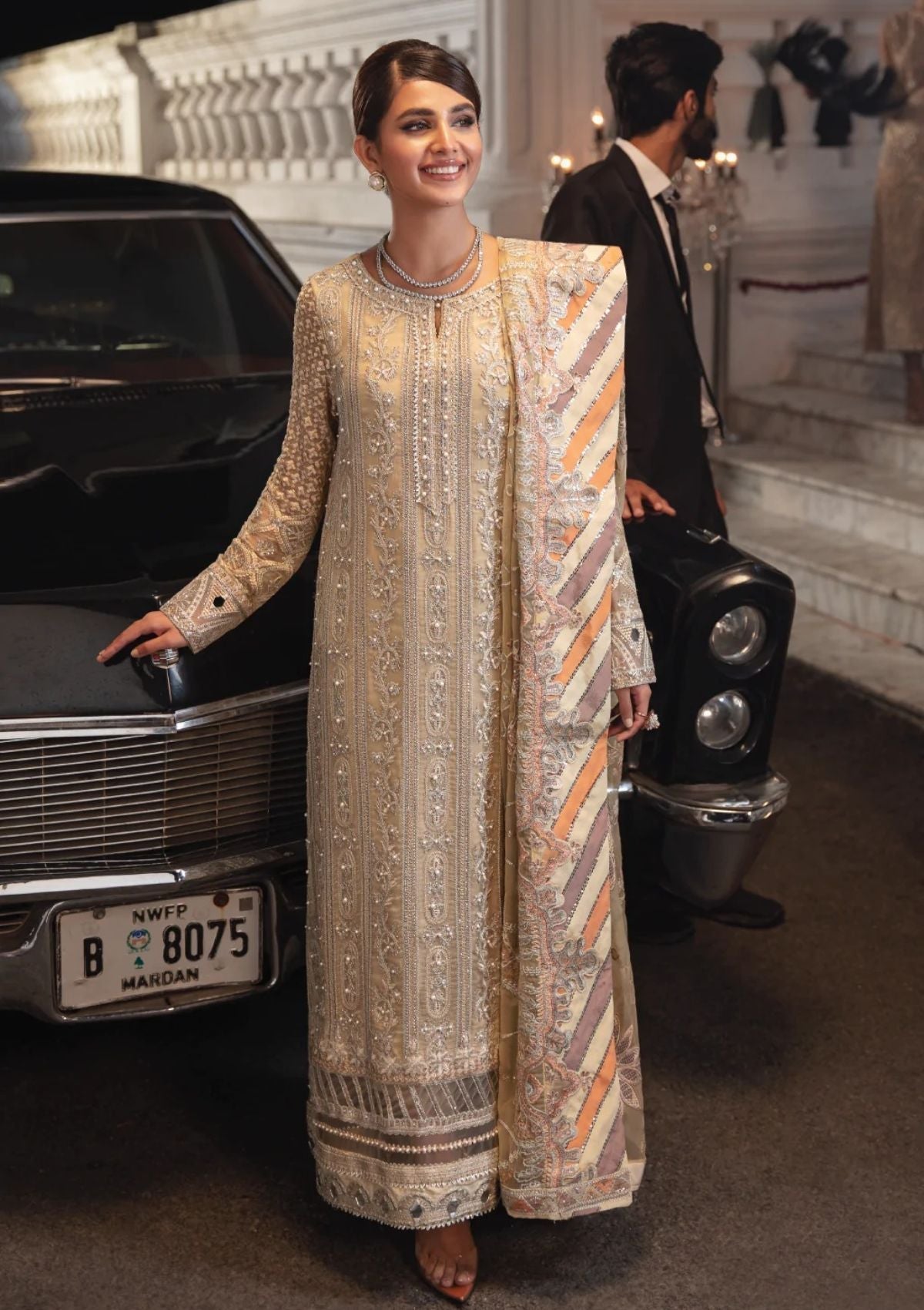 Formal Dress - Iznik - La Royale - Agnes - IRC#4 available at Saleem Fabrics Traditions